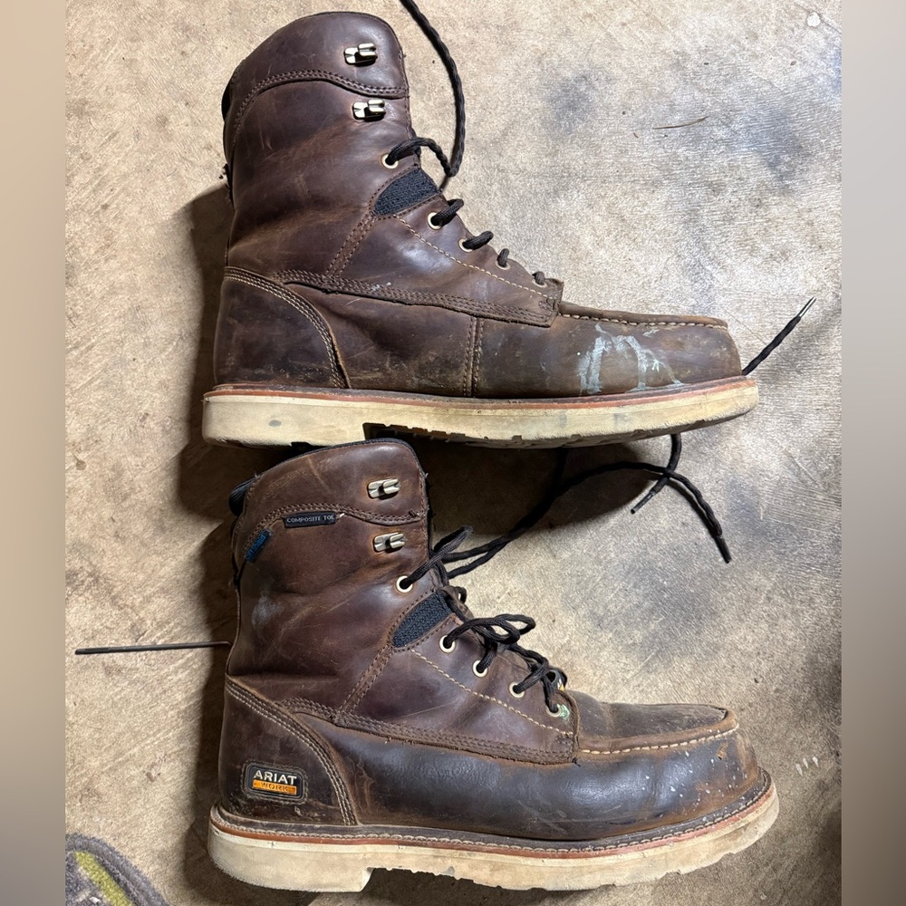 Ariat rebar steel toe sz13